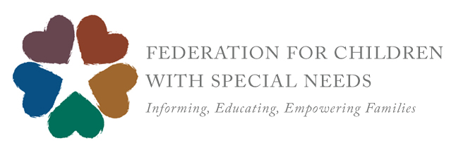 Federation for Children With Special Needs (FCSN) logo.